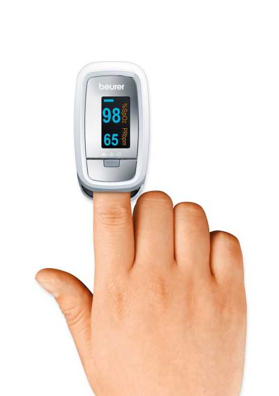 MÁY ĐO NỒNG ĐỘ OXY TRONG MÁU (SPO2) VÀ NHỊP TIM BEURER PO30
